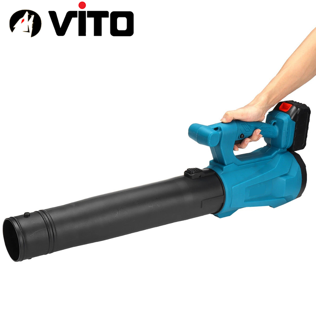 Máy Thổi Bụi Thổi Lá Cây Vệ Sinh Sân Vườn Dùng Pin 18V 21V Chân MAKITA 40MM VITO