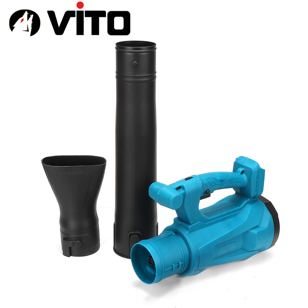 Máy Thổi Bụi Thổi Lá Cây Vệ Sinh Sân Vườn Dùng Pin 18V 21V Chân MAKITA 40MM VITO