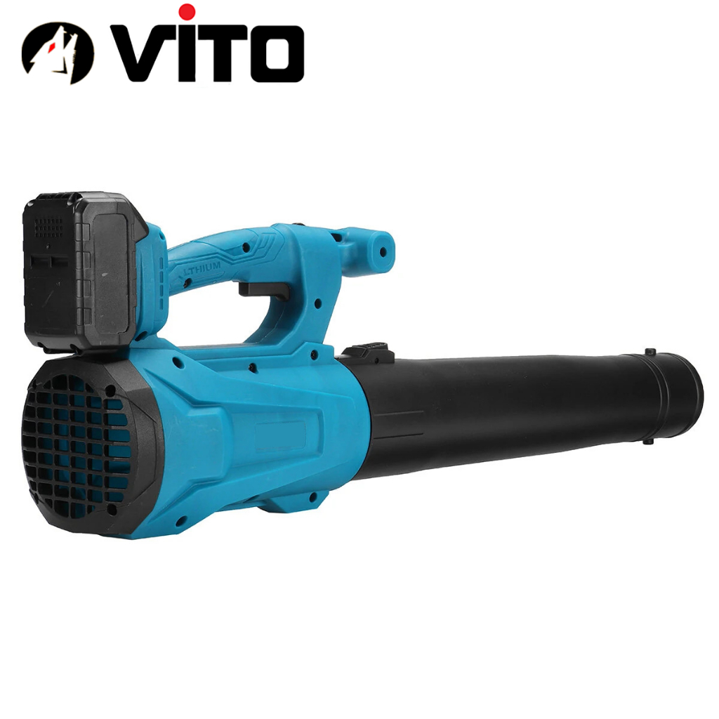 Máy Thổi Bụi Thổi Lá Cây Vệ Sinh Sân Vườn Dùng Pin 18V 21V Chân MAKITA 40MM VITO