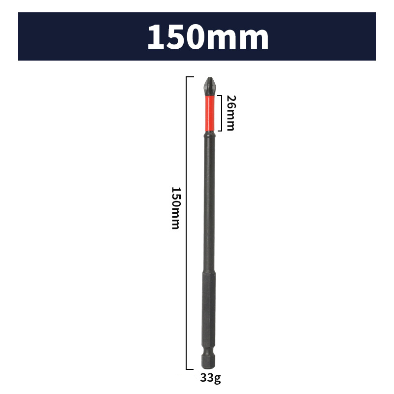 Mũi Bắn Vít Đầu PH2 Bake Chữ Thập VITO Từ Tính Cao, Chân Lục Giác Ngắn 6.35mm