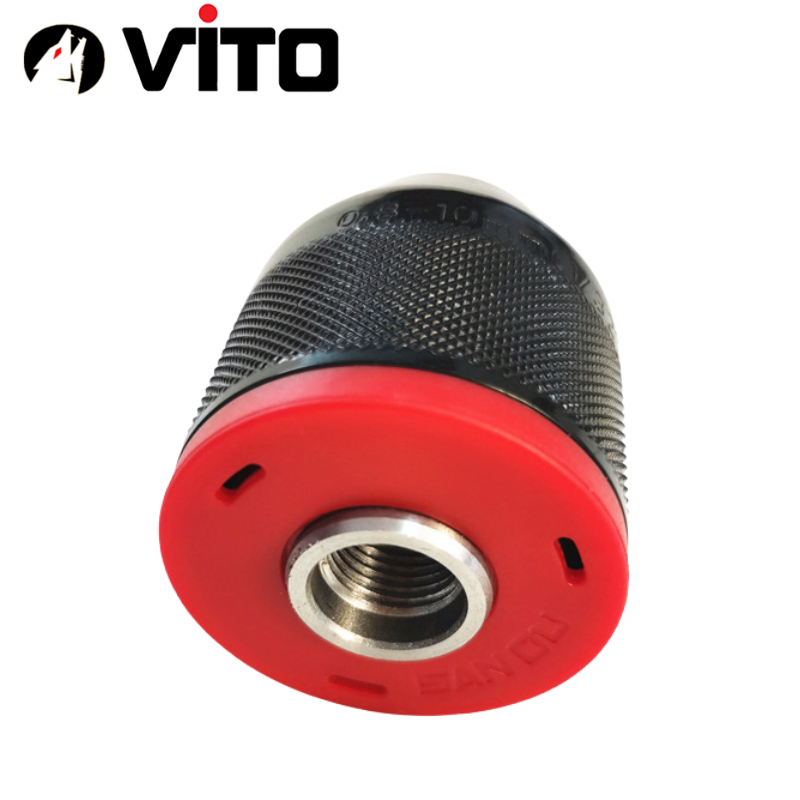 Đầu Măng Ranh Kẹp Mũi Khoan 0.8-10mm 3/8"-24UNF VITO Thay Thế Máy Khoan Pin