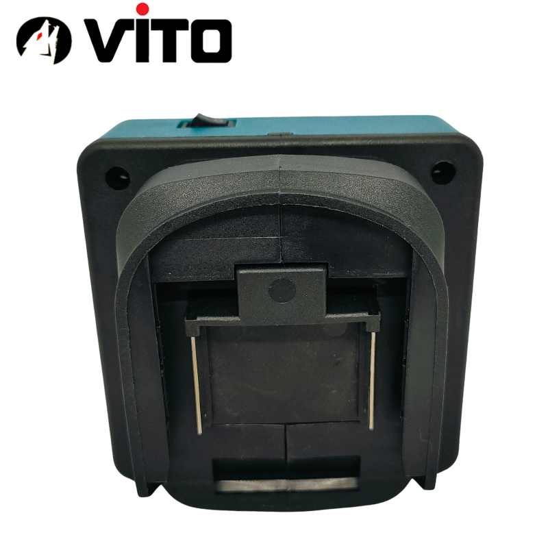 [KHÔNG KÈM PIN] Đế Chuyển Đổi Lên Điện 220V Dùng Cho Pin Chân MAKITA MILWAUKEE DEWALT 18V 20V 21V VITO Công Suất 100W