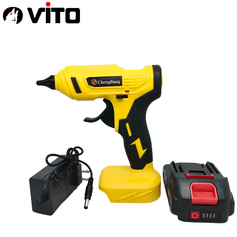 Máy Bắn Keo Nến VITO Dùng Pin 21V Chân MAKITA 40MM Phổ Thông, Gia Nhiệt Nhanh, Dùng Keo To