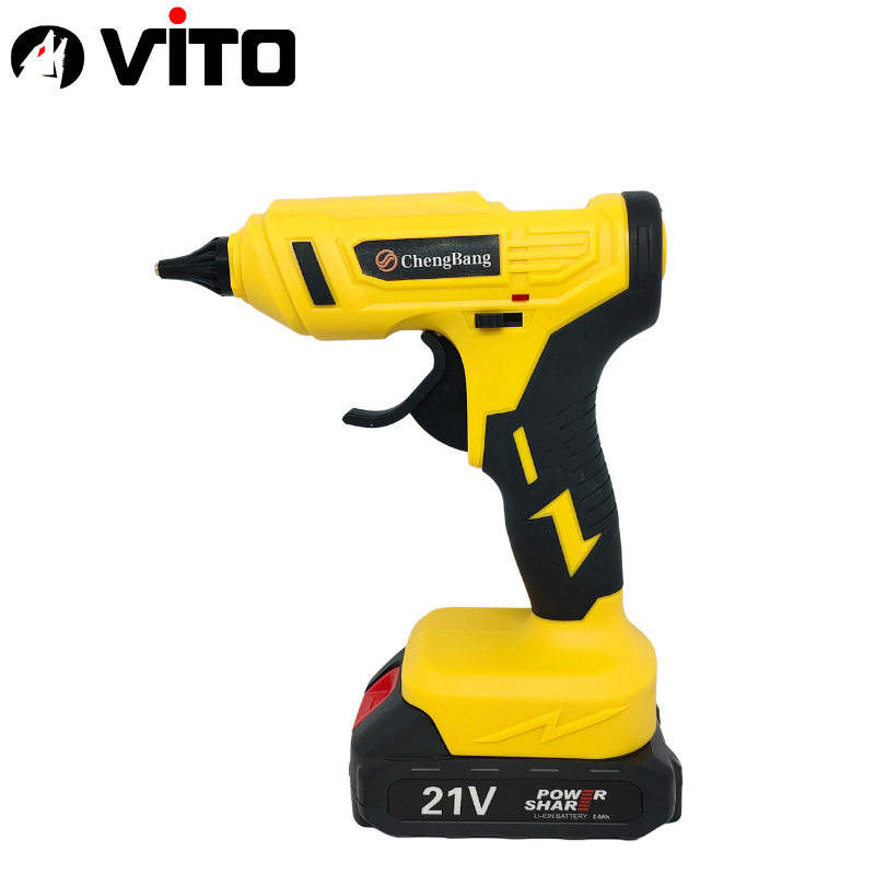 Máy Bắn Keo Nến VITO Dùng Pin 21V Chân MAKITA 40MM Phổ Thông, Gia Nhiệt Nhanh, Dùng Keo To