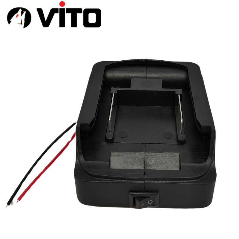 Đế Kèm Công Tắc Chân Pin MAKITA 40MM Nhựa ABS Đúc Lắp Ghép VITO Gồm Dây, Tiếp Điểm