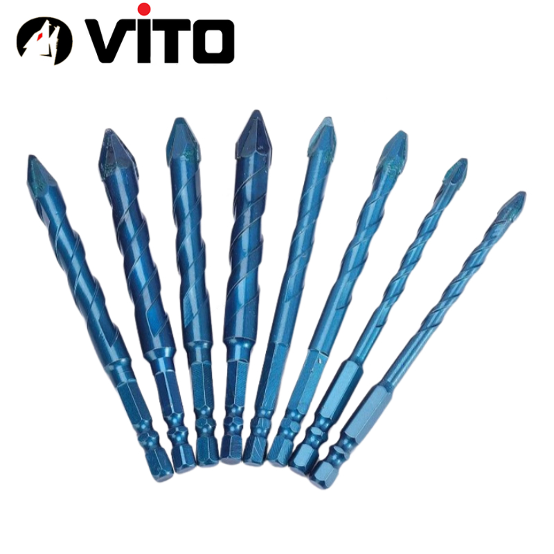 Mũi Khoan Đa Năng Khoan Gạch Men Đầu HEX-9 Chuôi Lục Giác Khoan Đá Hoa Cương, Kính, Tường Bê Tông VITO