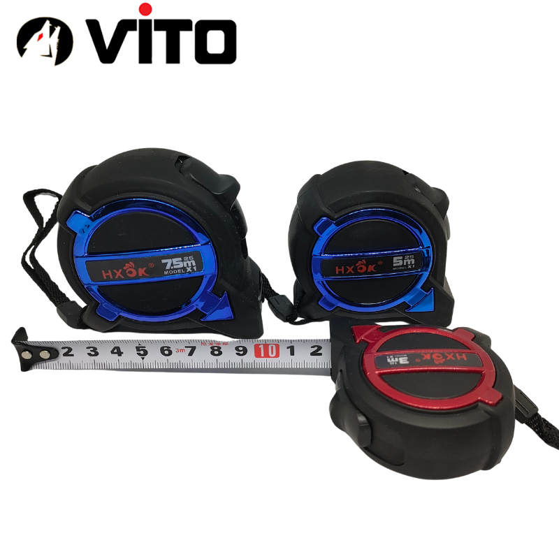 Thước Mét, Thước Cuộn, Thước Rút VITO Chống Trầy Vỏ Dày Chống Va Đập Độ Dài 3M 5M 7.5M