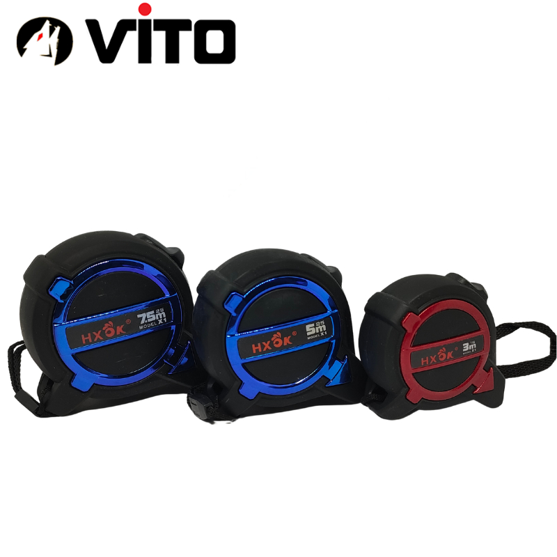Thước Mét, Thước Cuộn, Thước Rút VITO Chống Trầy Vỏ Dày Chống Va Đập Độ Dài 3M 5M 7.5M