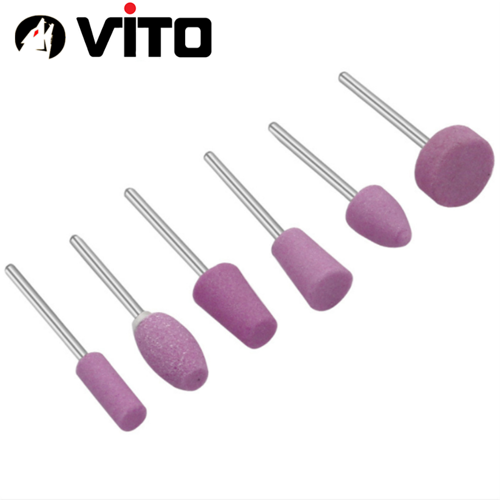 Bộ 12 Mũi Đá Mài Mini Cán 2.5mm VITO Dùng Cho Máy Mài Khuôn Đa Năng Cầm Tay
