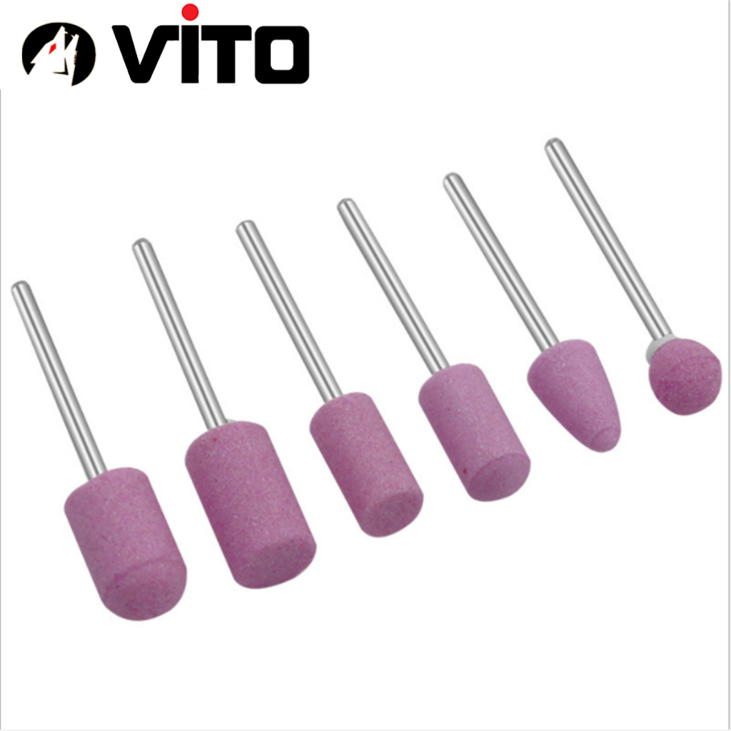 Bộ 12 Mũi Đá Mài Mini Cán 2.5mm VITO Dùng Cho Máy Mài Khuôn Đa Năng Cầm Tay