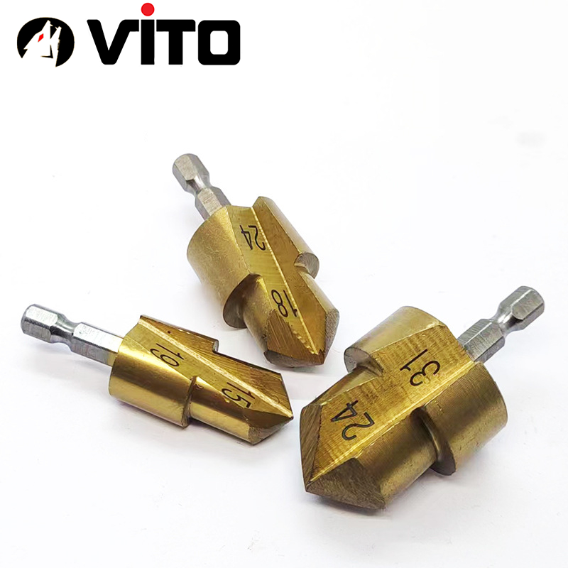 Mũi Khoan Nong Ống Nhiệt PPR 20-25-32, Mũi Khoét Ống Nhựa VITO Chân Lục Giác Gắn Máy Khoan, Máy Chuyên Vít