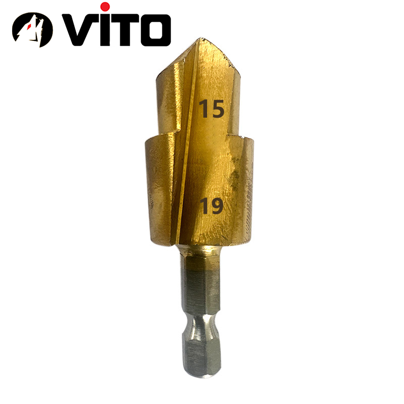 Mũi Khoan Nong Ống Nhiệt PPR 20-25-32, Mũi Khoét Ống Nhựa VITO Chân Lục Giác Gắn Máy Khoan, Máy Chuyên Vít