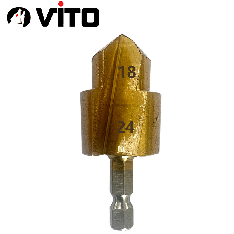 Mũi Khoan Nong Ống Nhiệt PPR 20-25-32, Mũi Khoét Ống Nhựa VITO Chân Lục Giác Gắn Máy Khoan, Máy Chuyên Vít