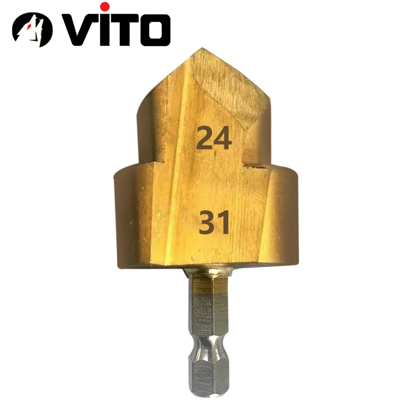 Mũi Khoan Nong Ống Nhiệt PPR 20-25-32, Mũi Khoét Ống Nhựa VITO Chân Lục Giác Gắn Máy Khoan, Máy Chuyên Vít