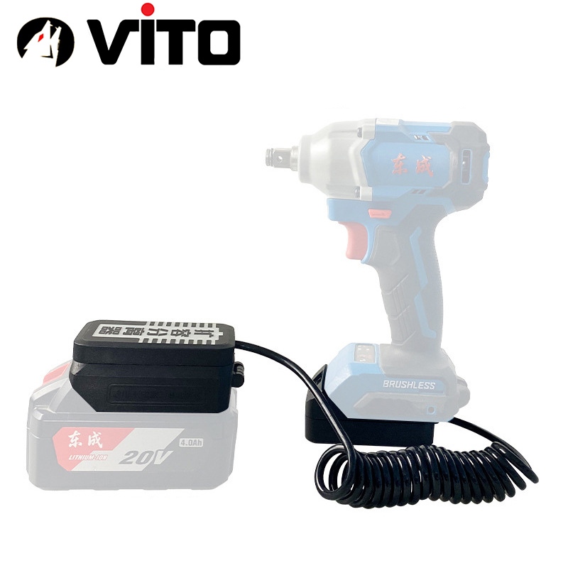 Dây Nguồn Nối Dài 1.5M Co Dãn Hỗ Trợ Cho Pin Makita Chân Phổ Thông 18V 21V Chịu Tải 40A VITO