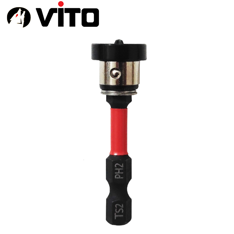 [01 Đầu] Mũi Vít 4 Cạnh Thép S2 Siêu Cứng Có Nam Châm Trợ Lực VITO