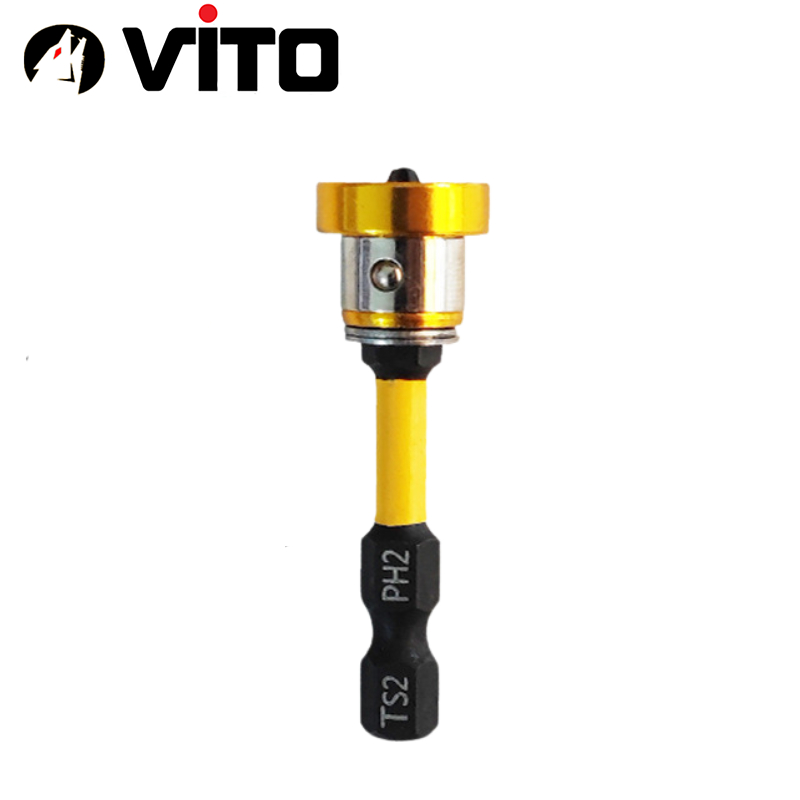 [01 Đầu] Mũi Vít 4 Cạnh Thép S2 Siêu Cứng Có Nam Châm Trợ Lực VITO