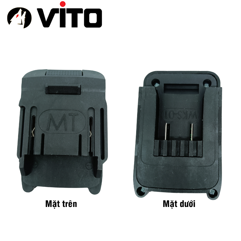 Nắp Đế Chuyển Đổi Chân Pin Trung Quốc A3/Dayi Và Chân Pin MAKITA Phổ Thông 18V 21V VITO