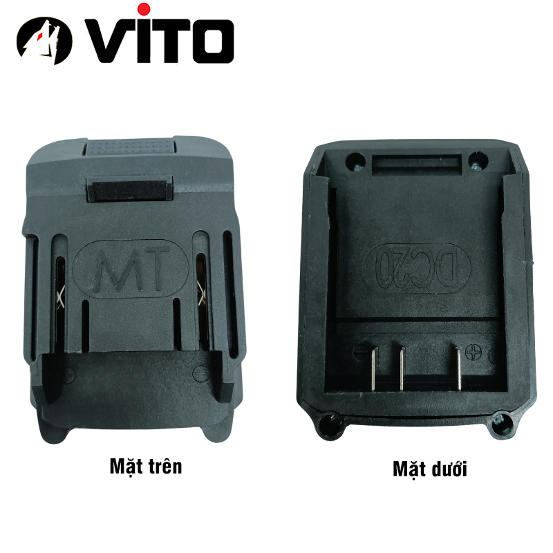 Nắp Đế Chuyển Đổi Chân Pin Trung Quốc A3/Dayi Và Chân Pin MAKITA Phổ Thông 18V 21V VITO