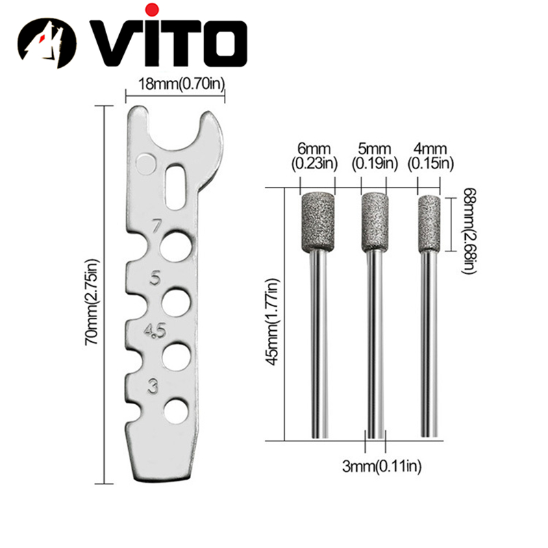 Phụ Kiện Cữ Mài Dũa Lưỡi Lam Xích Máy Cưa Xích Gắn Cho Máy Mài Khuôn Cầm Tay (Không Gồm Máy)