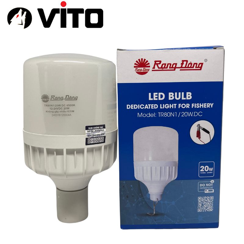 Bóng Đèn Led 12-24V DC Rạng Đông Chui Xoáy E27 Công Suất 7W 9W 12W 30W Chip LED Samsung