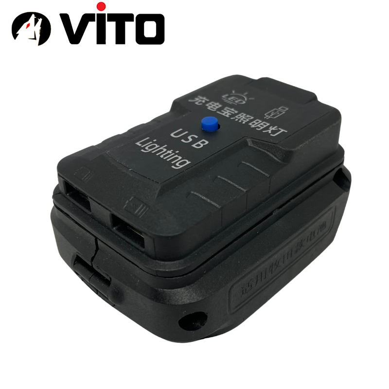 Đế Chuyển Pin VITO Chân MAKITA 40MM 5S 21V Sang USB 5V Sạc Điện Thoại