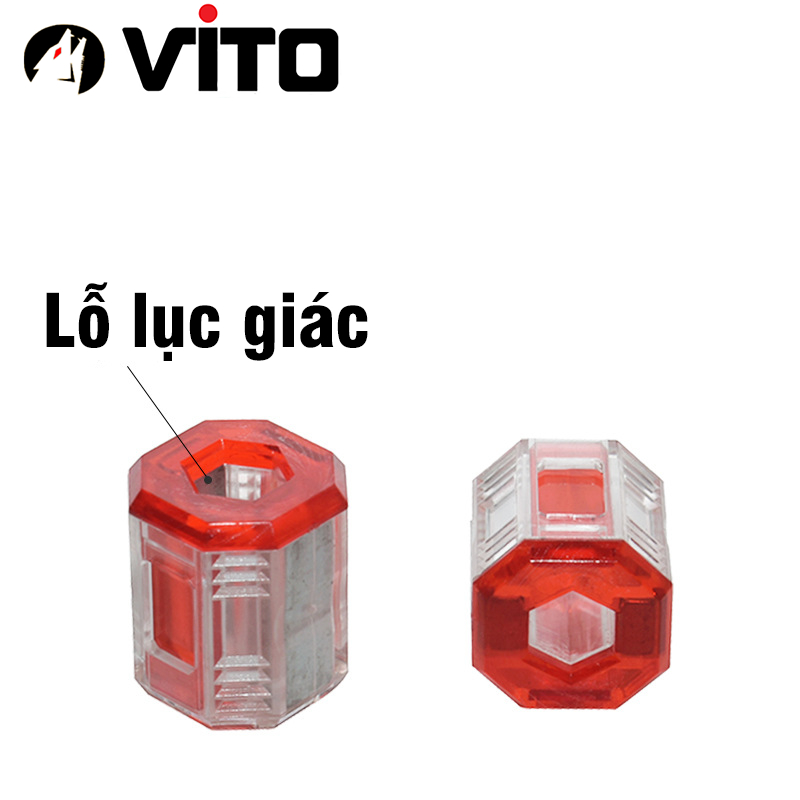 Đầu Nam Châm V2 Trợ Lực Trong Suốt VITO Tăng Từ Tính Cho Mũi Vít Lục Giác 6.35mm Từ Tính Cao