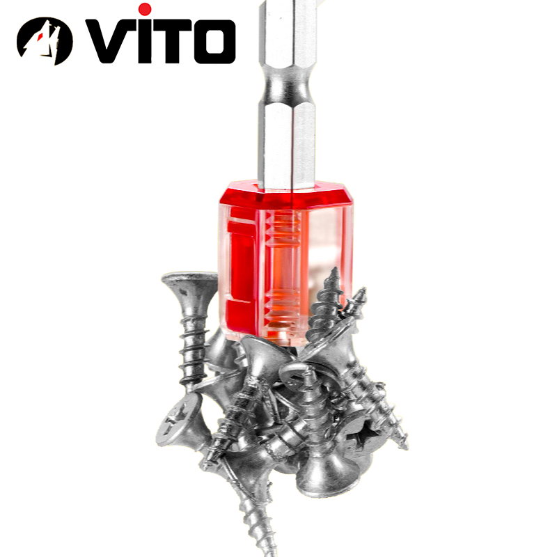 Đầu Nam Châm V2 Trợ Lực Trong Suốt VITO Tăng Từ Tính Cho Mũi Vít Lục Giác 6.35mm Từ Tính Cao