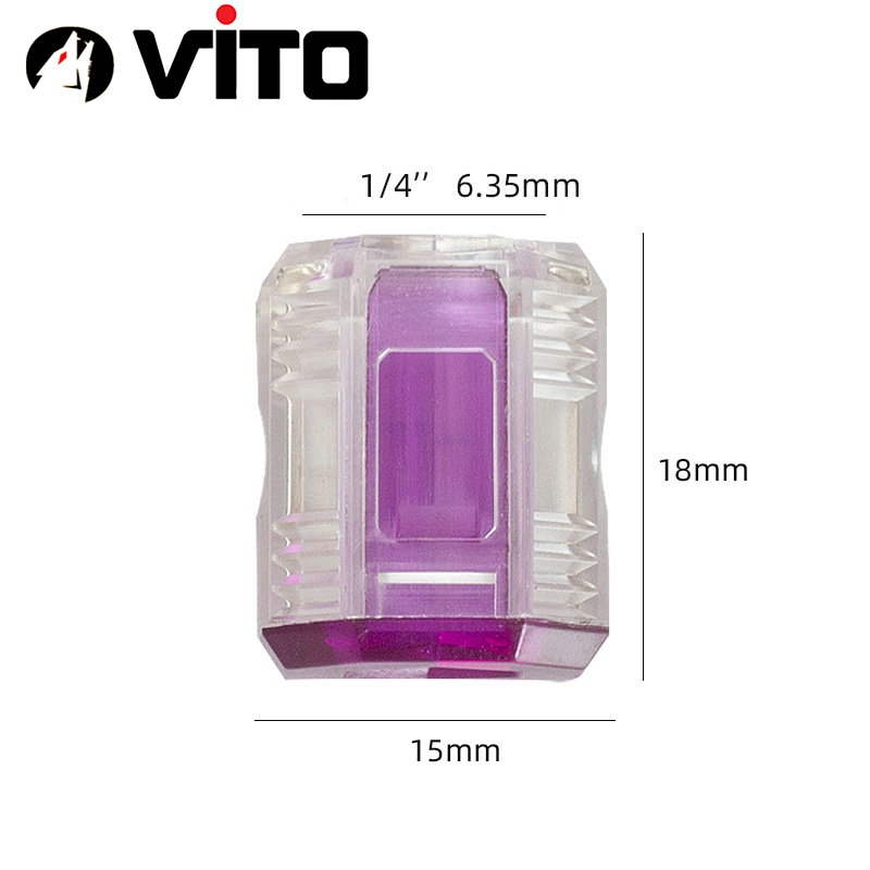 Đầu Nam Châm V2 Trợ Lực Trong Suốt VITO Tăng Từ Tính Cho Mũi Vít Lục Giác 6.35mm Từ Tính Cao