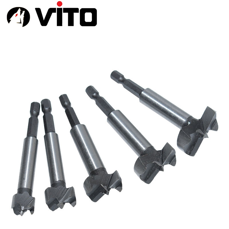 Bộ 5 Mũi Khoan Khoét Lỗ Gỗ, Nhựa VITO Đường Kính 15-35mm