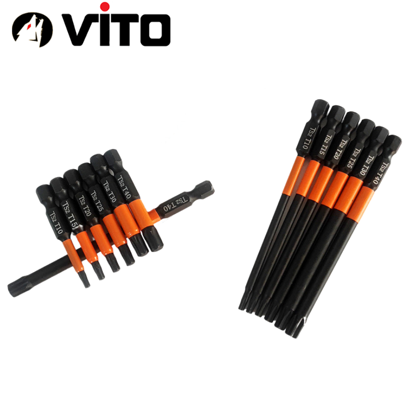 Mũi Vít Hoa Thị Chân Lục Giác Không Lỗ VITO Thép TS2 Đen Chắc Chắn