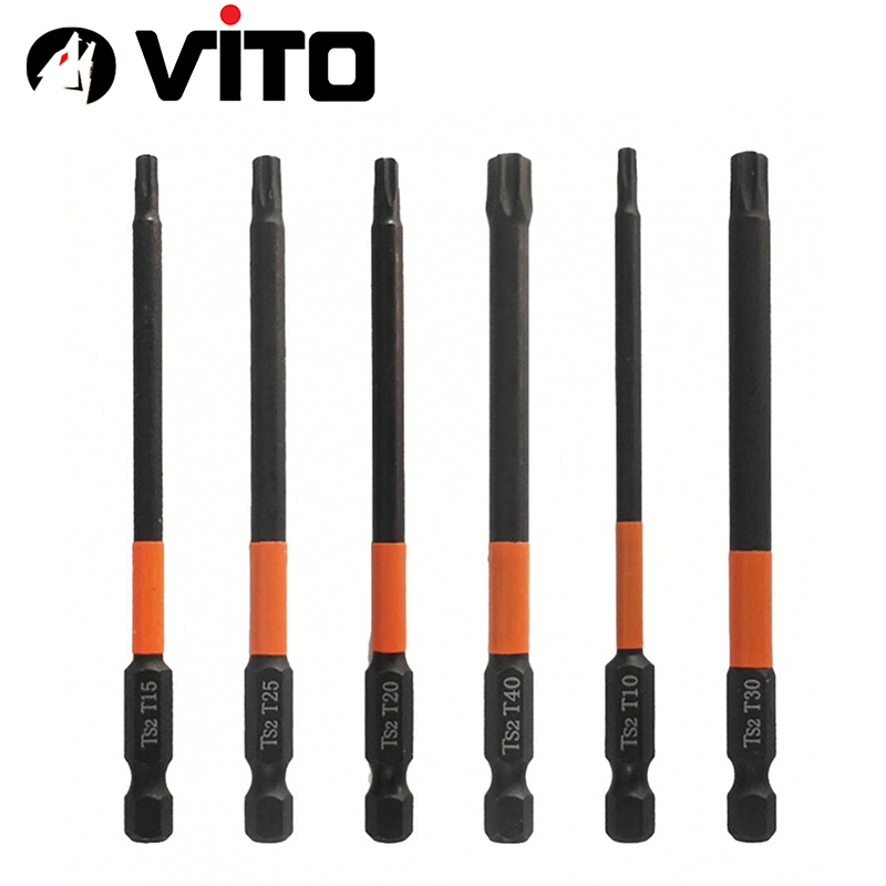 Mũi Vít Hoa Thị Chân Lục Giác Không Lỗ VITO Thép TS2 Đen Chắc Chắn