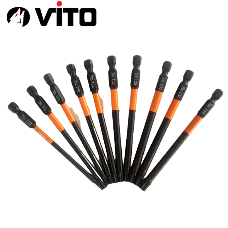 Mũi Vít Hoa Thị Chân Lục Giác Không Lỗ VITO Thép TS2 Đen Chắc Chắn