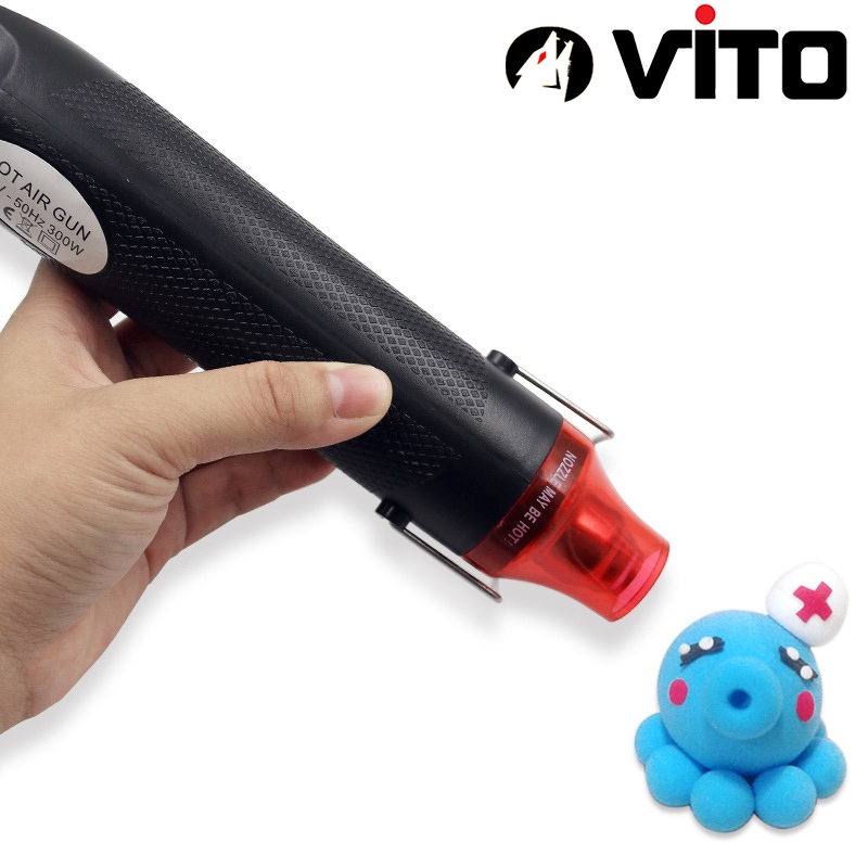 Máy khò nhiệt mini cầm tay VITO. Máy thổi hơi nóng 300W 220V khò màng co nhiệt