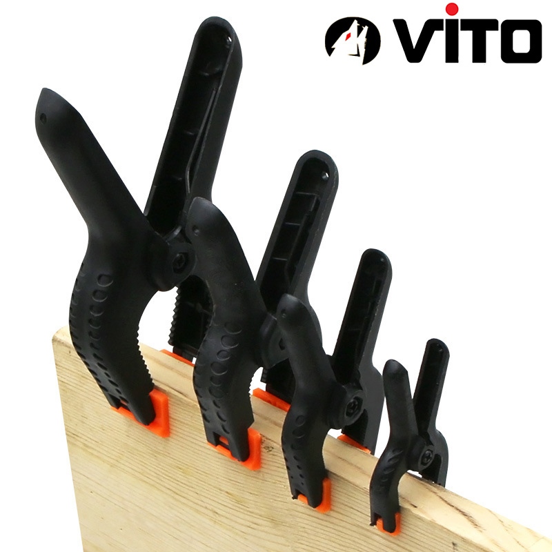 Kẹp gỗ nhanh chữ A  - Kẹp lò xo nhựa