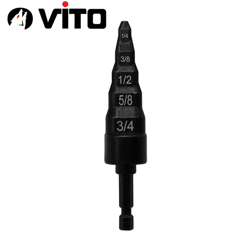 Mũi Tháp Nong Ống Đồng Điều Hoà Điện Nước Chân Lục Giác 5 Trong 1 VITO Chuyên Nong, Loe Ống