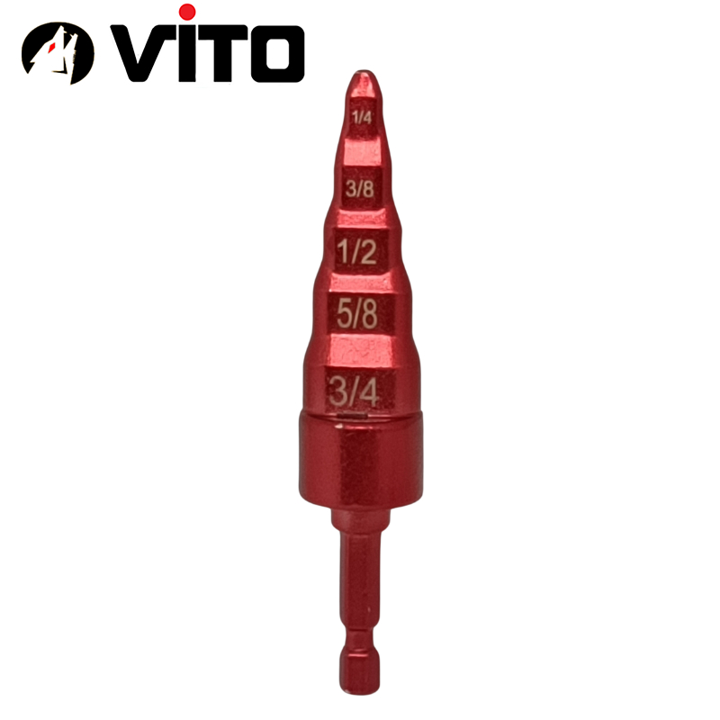 Mũi Tháp Nong Ống Đồng Điều Hoà Điện Nước Chân Lục Giác 5 Trong 1 VITO Chuyên Nong, Loe Ống