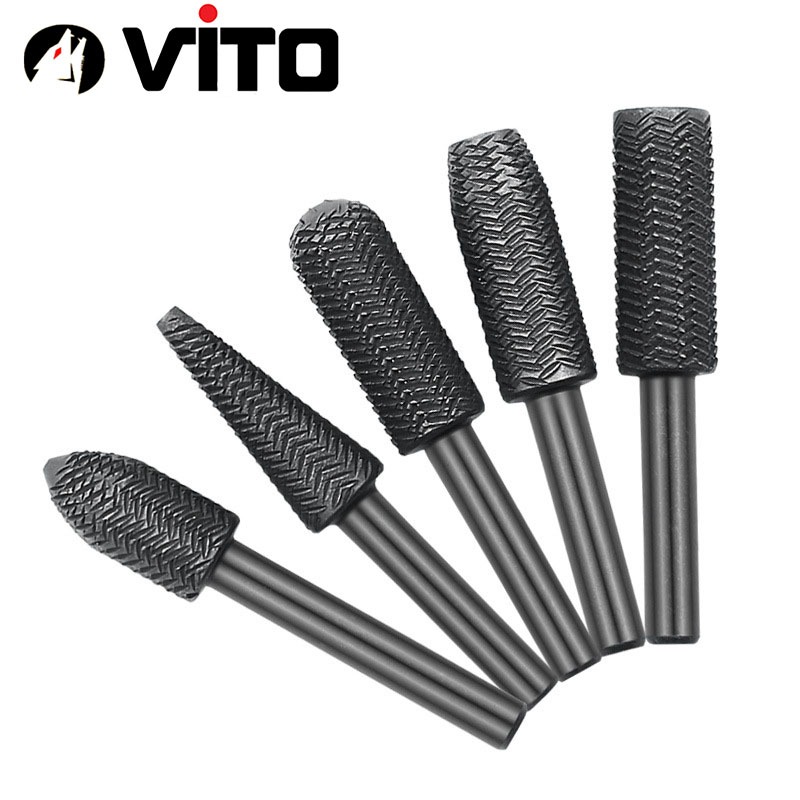 Bộ 5 Mũi Khoan Mài Kim Loại Cán 6mm Chuyên Dụng Chất Lượng Cao VITO