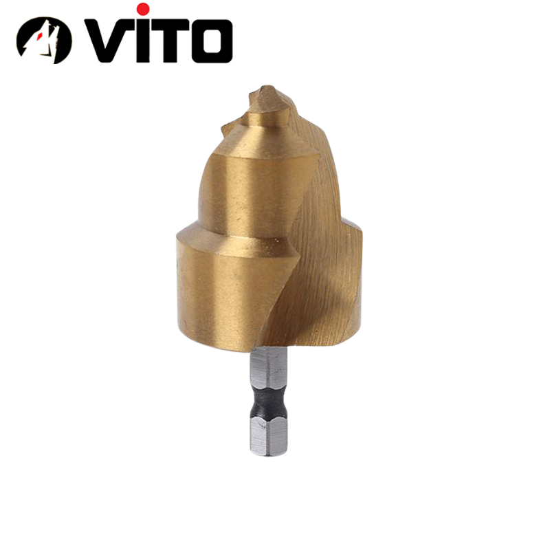 Mũi Khoan Nong Ống Nhiệt PPR 20-25-32, Mũi Khoét Ống Nhựa VITO Chân Lục Giác Gắn Máy Khoan, Máy Chuyên Vít