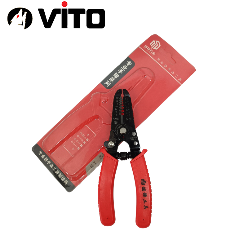 Kìm Đa Năng Cắt Cáp Tuốt Dây 8 Inch Thép CR-V Hàng Nhập VITO