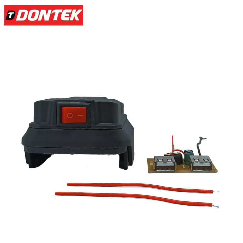 Đế Kèm Công Tắc Chân Pin MAKITA 40MM Nhựa ABS Đúc Lắp Ghép VITO Gồm Dây, Tiếp Điểm