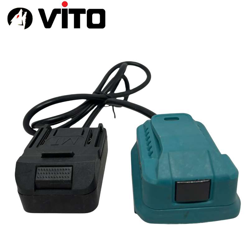 Dây Nguồn Nối Dài 1.5M Co Dãn Hỗ Trợ Cho Pin Makita Chân Phổ Thông 18V 21V Chịu Tải 40A VITO