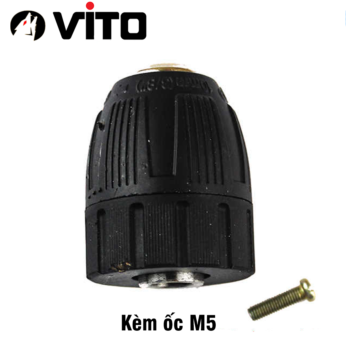 Đầu Măng Ranh Kẹp Mũi Khoan 0.8-10mm 3/8"-24UNF VITO Thay Thế Máy Khoan Pin