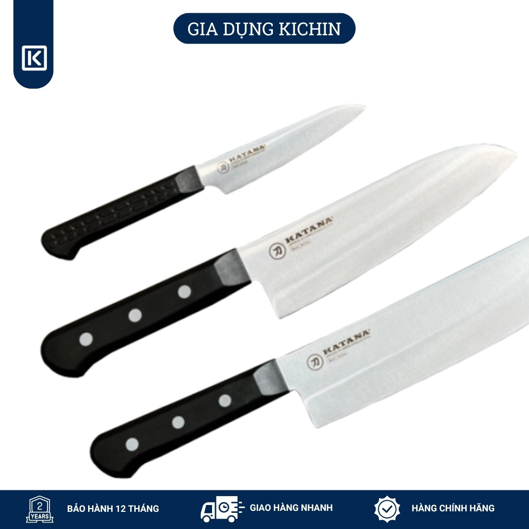COMBO 3 dao KATANA Basic + Mài dao KICHIN
