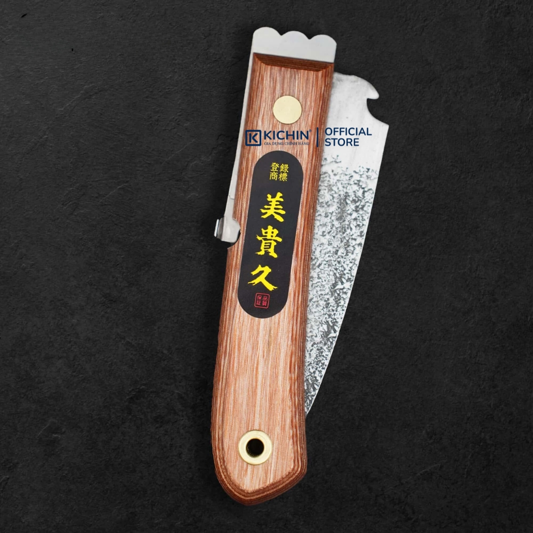 Dao Gấp Cao Cấp Mikihisa Thép Aogami #2 (120mm)