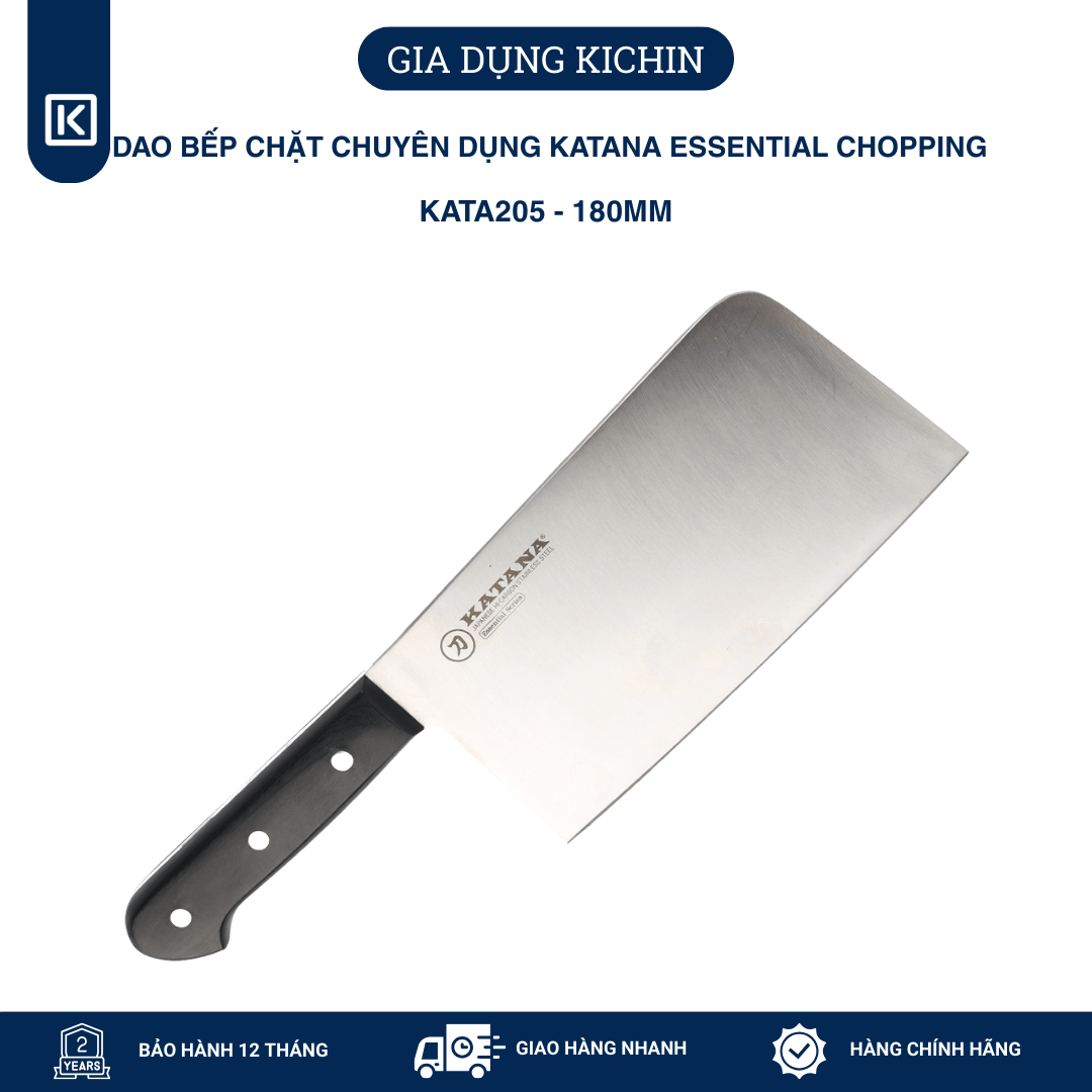 Dao bếp chặt chuyên dụng KATANA Essential Chopping - KATA205 (180mm)