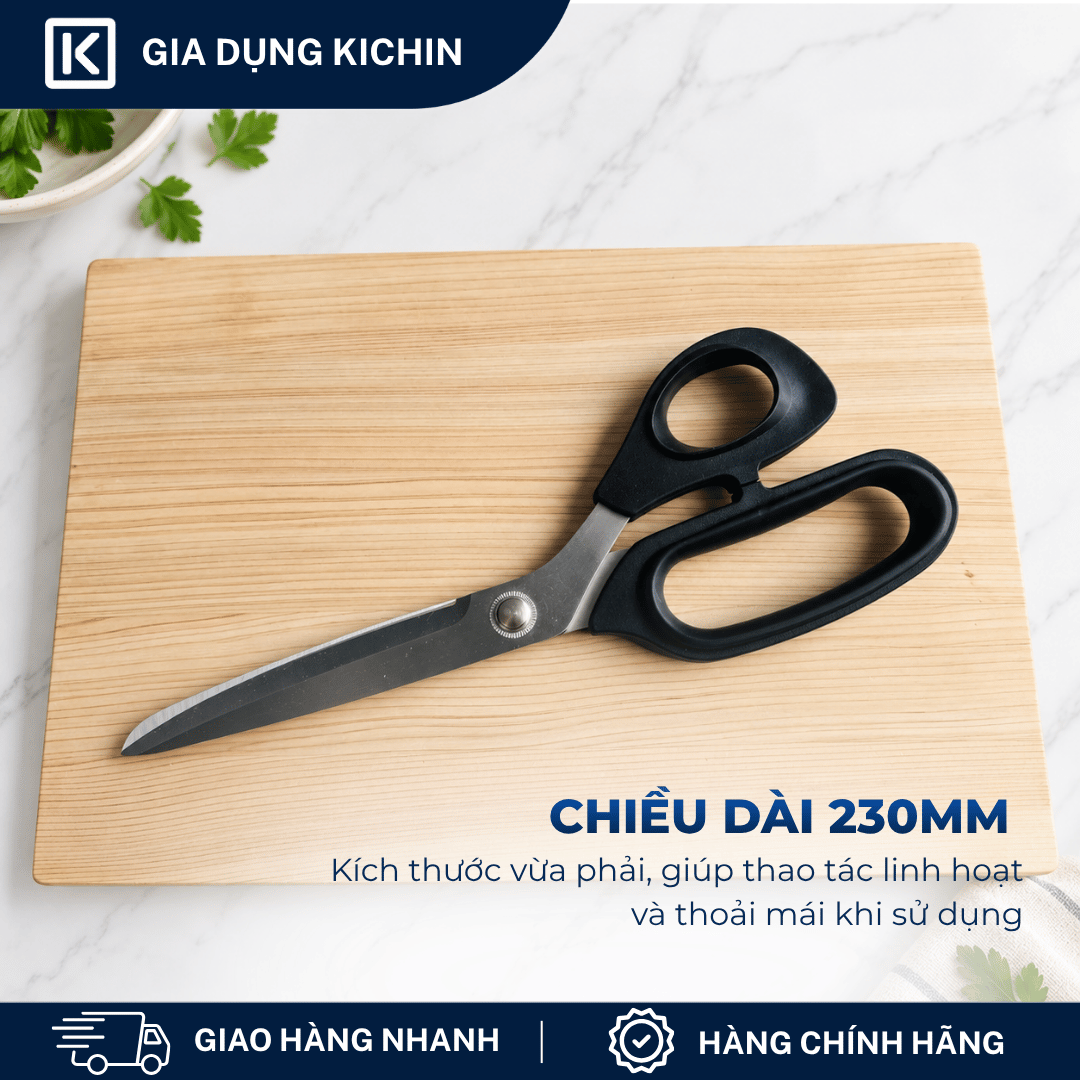 Kéo cắt gà, kéo cắt vải cao cấp thương hiệu KAI - Size nhỏ N5230 (230mm)