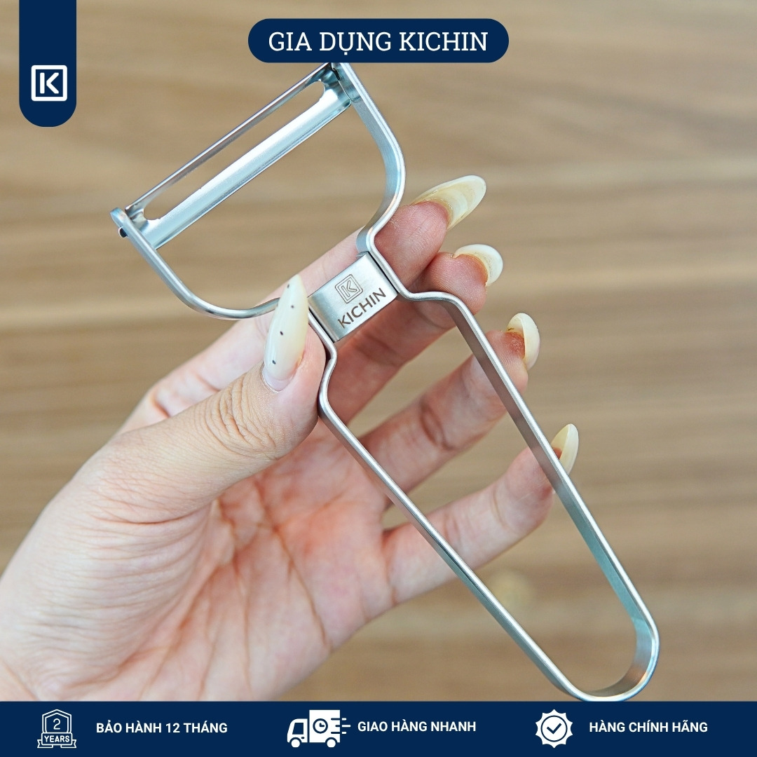 Combo 2 Nạo rau củ quả cao cấp thép không gỉ thương hiệu KICHIN - NK02