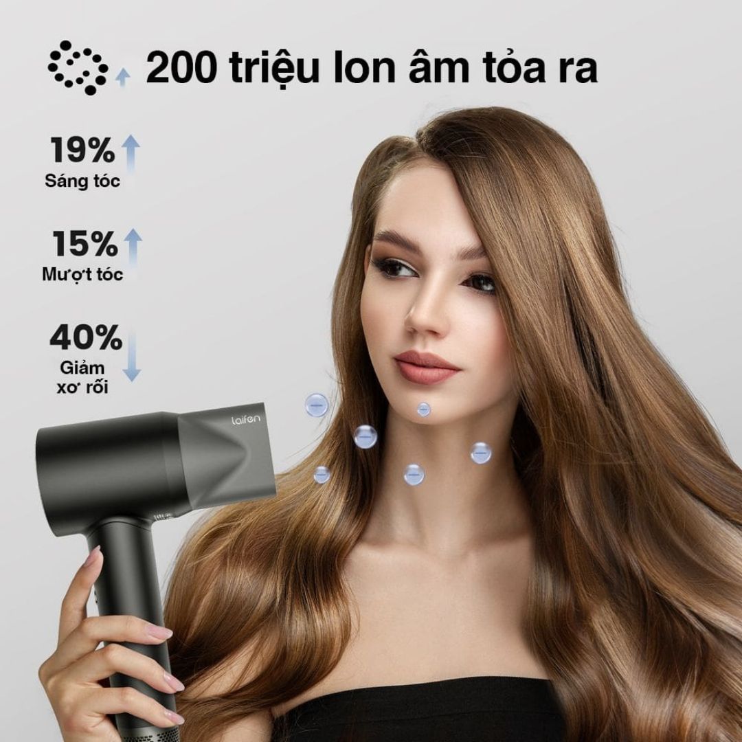 Máy sấy tóc ion âm tốc độ cao Laifen - phiên bản Swift LF03