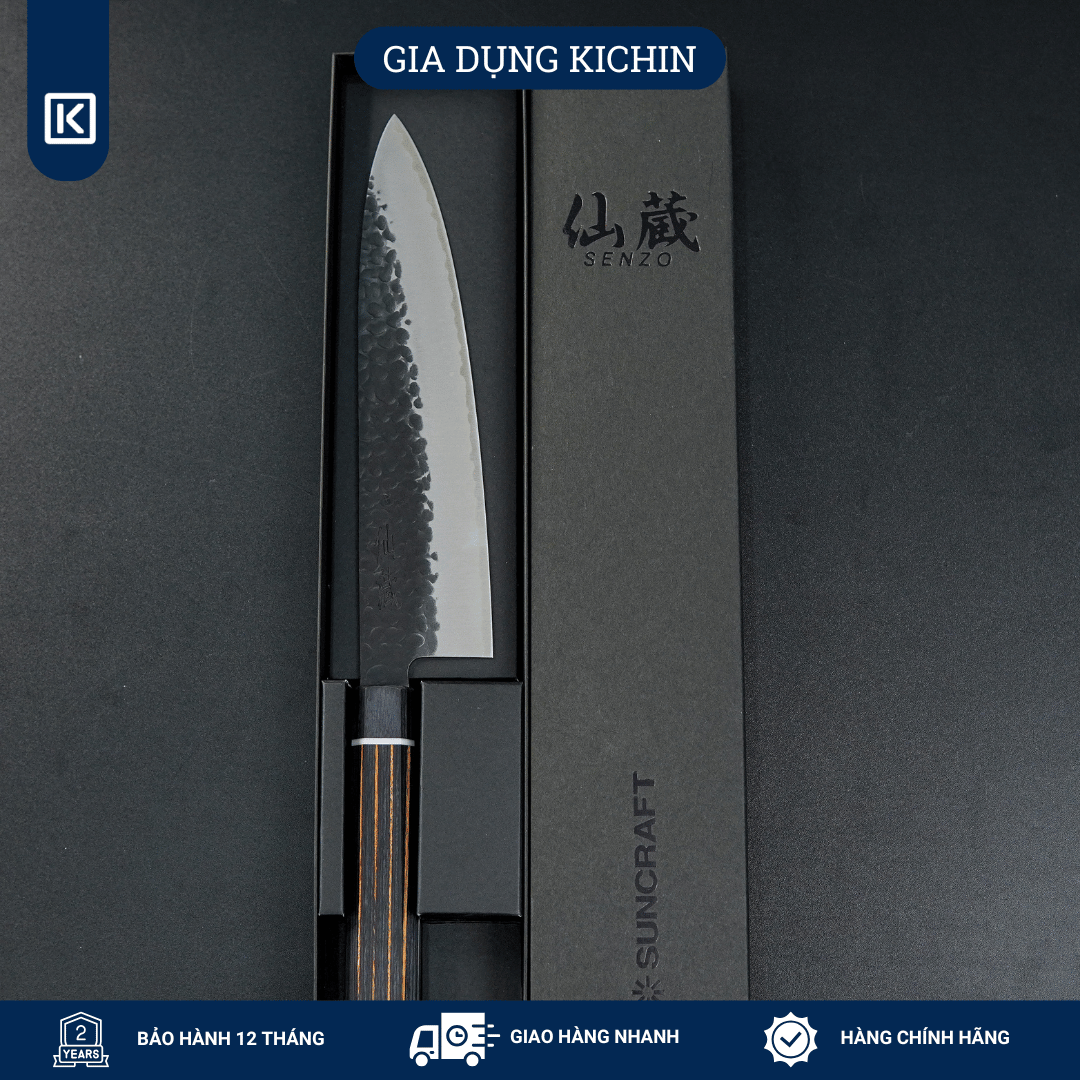Dao Bếp Đa Năng Senzo Finest Nhật Bản Thép SPG STRIX Gyuto 210mm
